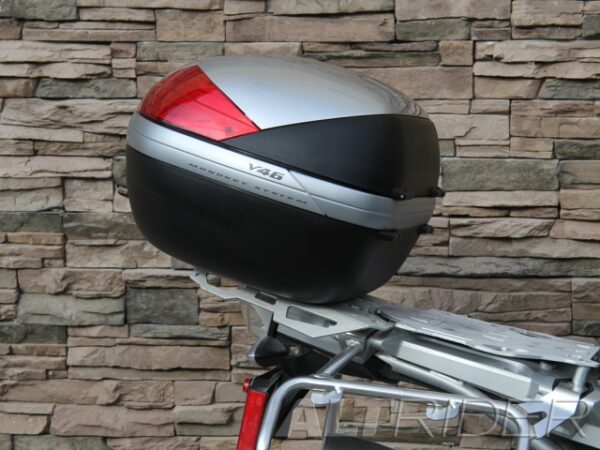 installed givi monokey top case mounting kit for altrider luggage rack 7