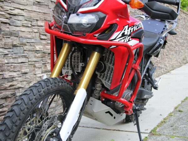 installed altrider crash bars for the honda crf1000l africa twin adventure sports 5