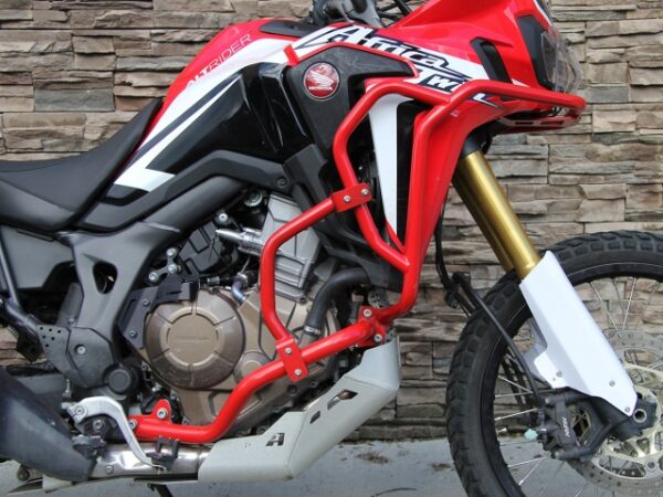installed altrider crash bars for the honda crf1000l africa twin adventure sports 6