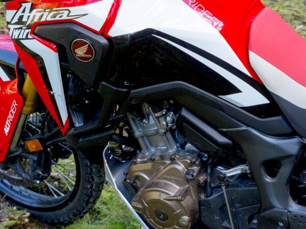 installed altrider skid plate for the honda crf1000l africa twin 11