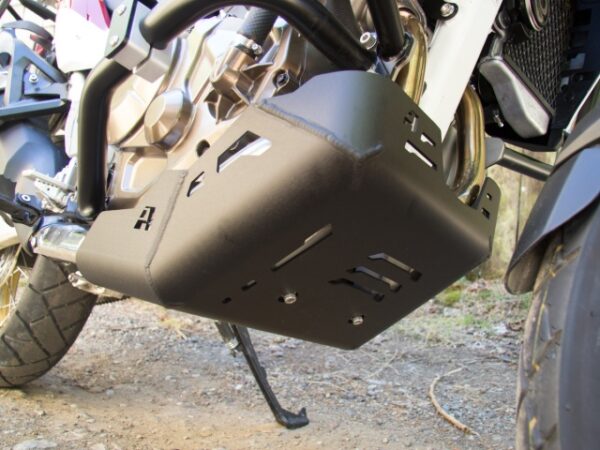 installed altrider skid plate for the honda crf1000l africa twin 17