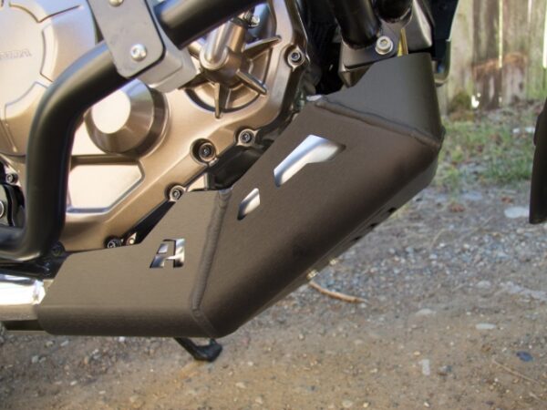installed altrider skid plate for the honda crf1000l africa twin 18