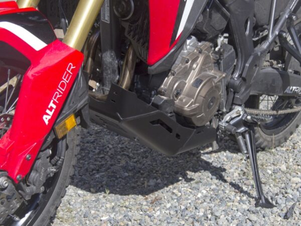 installed altrider skid plate for the honda crf1000l africa twin 3