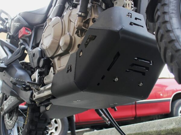 installed altrider skid plate for the honda crf1000l africa twin 4