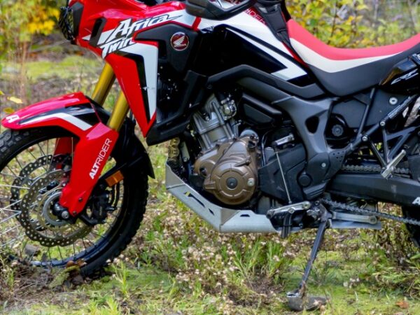installed altrider skid plate for the honda crf1000l africa twin 9