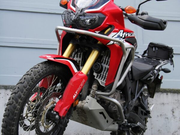 installed altrider crash bars for the honda crf1000l africa twin 12