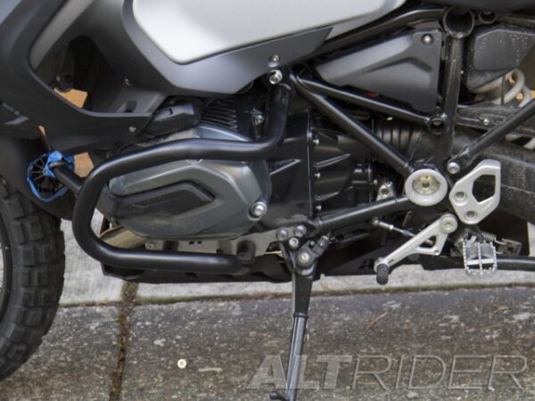 installed altrider crash bar and skid plate system for the bmw r 1250 gs 141