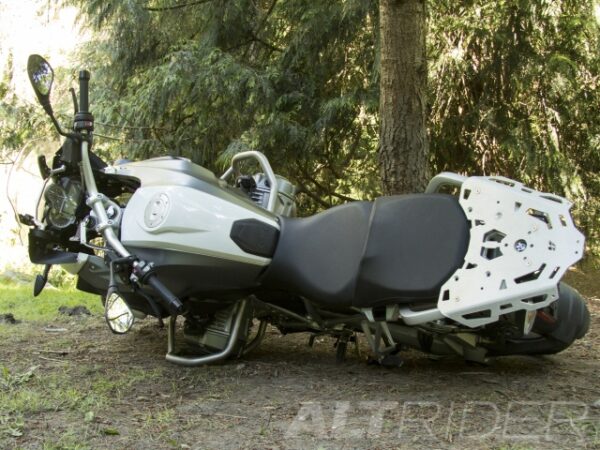 installed altrider crash bar and skid plate system for the bmw r 1250 gs1