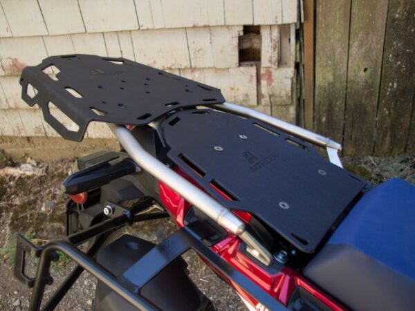 installed altrider luggage rack system for the honda crf1000l africa twin adventure sports 7