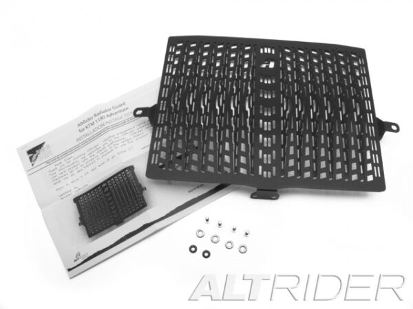 product contents altrider radiator guard for the ktm 1050 1090 1190 adventure r black