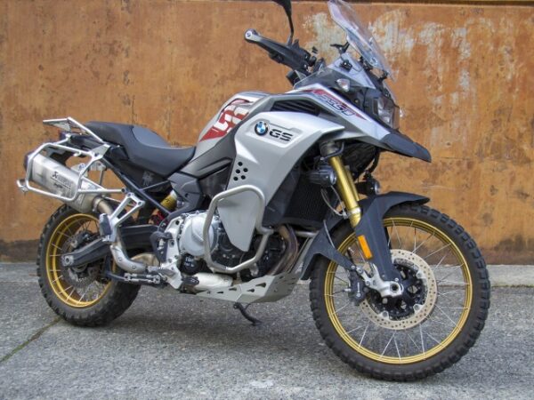 installed altrider skid plate for the bmw f 850 gs gsa 2018 2020 1