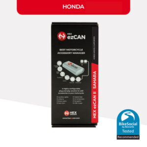 Hex ezCAN Sahara for Honda Hero Pack Shot Bike Social Recommended1